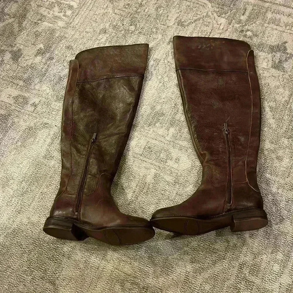 Franco Sarto Haleen Wide Calf Over the Knee Leather Boots SZ 7 - Picture 2 of 11